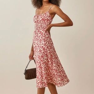 Reformation Bran Dress in Pomodoro